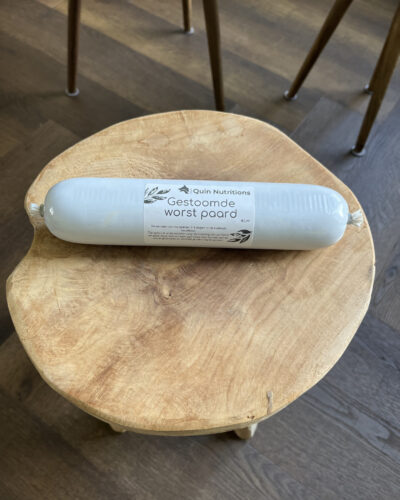 Gestoomde worst paard