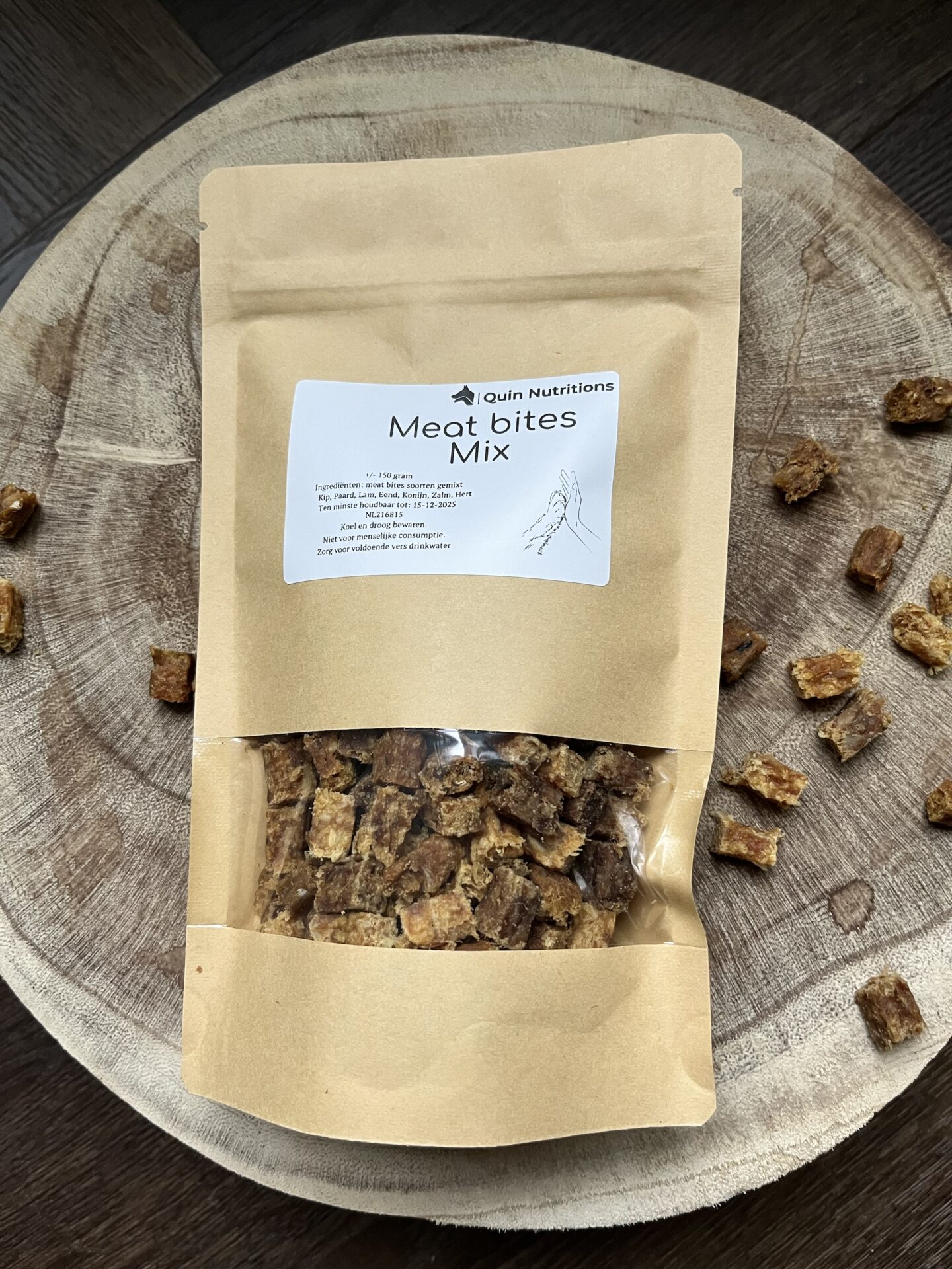 meat bites mix, beloning voor honden.
