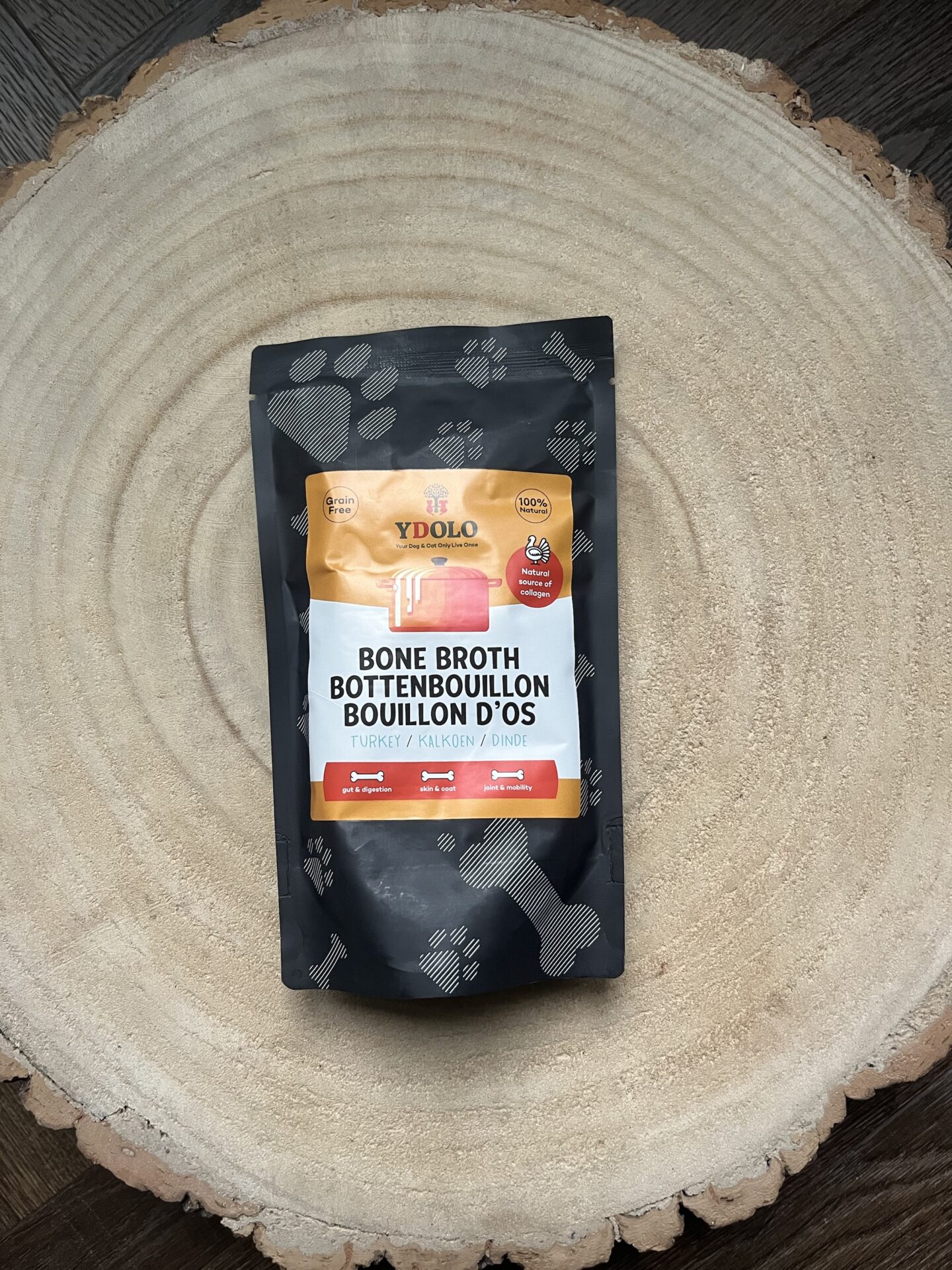 Ydolo bottenbouillon in de smaak kalkoen