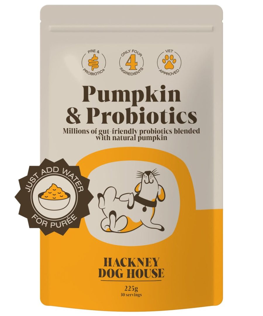 Hackney dog house pumpkin & probiotics
